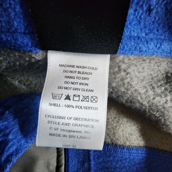 NFL Indianapolis Colts Jacket‎ Mens Size XL Blue Gray Fleece Full Zip - Picture 4 of 8